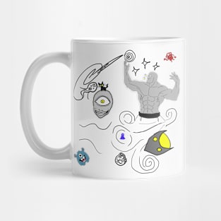 Mosaic monster Mug